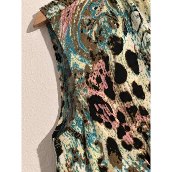 Jonathan Martin Women's Multi Color Pullover Empire Dress Size Small - Picture 6 of 7